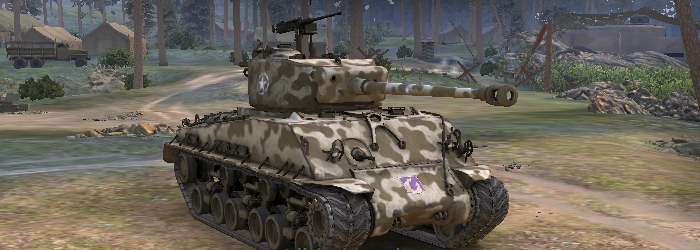 WorldOfTanks Американский танк М4А3Е8 Шерман