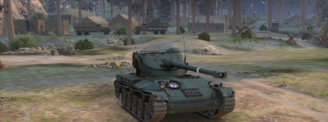 WorldOfTanks Французский лёгкий танк AMX 13 75