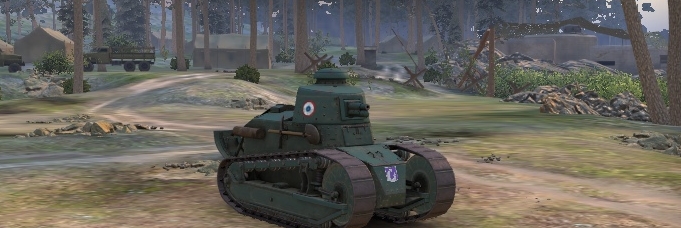 WorldOfTanks Французский лёгкий танк FT